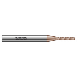 320MXLS .062 Ø .310 x 1.5 x 1/8 4 Flute Square Single End Extra Long Length Micro Carbide End Mill TiCN