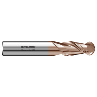 330ALB 1" Ø 1-7/8 x 4" x 1" 2 Flute Ball Single End Specialty Carbide End Mill for Aluminum TiCN