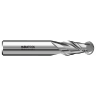 330ALB 1" Ø 1-7/8 x 4" x 1" 2 Flute Ball Single End Specialty Carbide End Mill for Aluminum