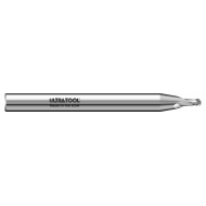 330MB .115 Ø .1725 x 1.5 x 1/8 2 Flute Ball Single End Standard Length Micro Carbide End Mill