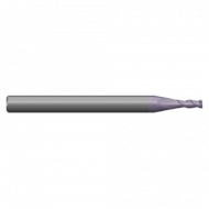 330MLS .012 Ø .036 x 1.5 x 1/8 2 Flute Square Single End Long Length Micro Carbide End Mill AlTiN