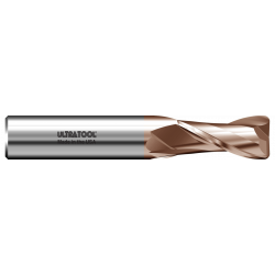 330R 25.0mm Ø 38mm x 100mm x 25.0mm 2 Flute 3.0mm Radius Single End Carbide End Mill TiCN