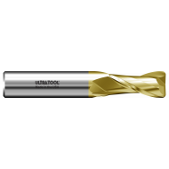 330R 1" Ø 1-1/2 x 4" x 1" 2 Flute .010 Radius Single End Carbide End Mill TiN