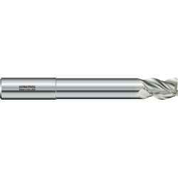 333MLR 3/4 Ø 1" x 12" x 3/4 3 Flute .190 Radius Single End Extended Reach Carbide End Mill for Aluminum