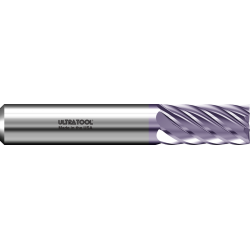 377S 1" Ø 4" x 7" x 1" 7 Flute Square Single End Specialty Carbide End Mill AlTiN