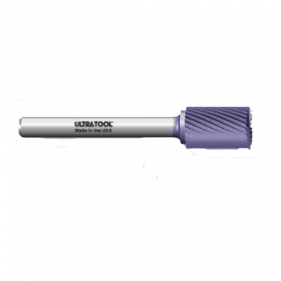 SA-1 Cut # 4 Cylindrical Shape Carbide Burr TiAlN