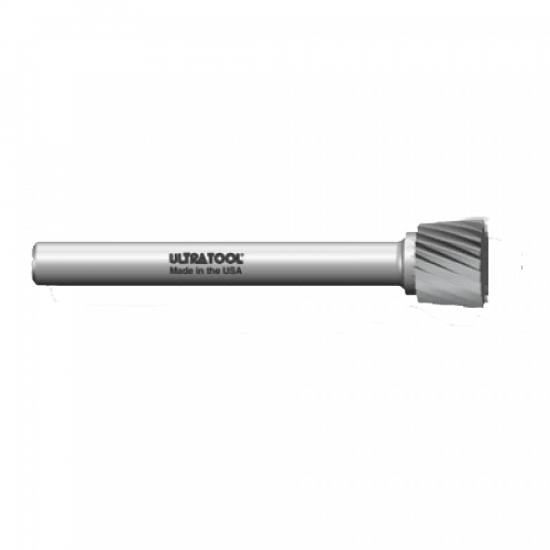 SN-6 Cut # 4 Inverted Cone Shape Carbide Burr