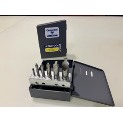 750 Set 90° Carbide Combined Drill & Countersinks TiCN