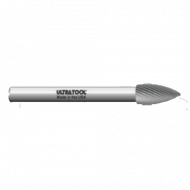 MSH-53 Cut # 4 Flame Shape Carbide Burr